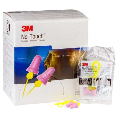 3m no touch corded earplugs poly bag p2001